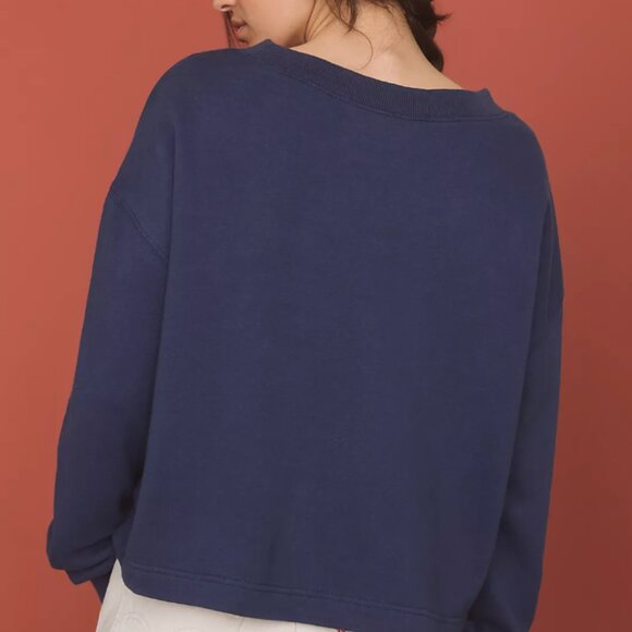 By Anthropologie Appliqué Pullover Sweater - Picture 3 of 9